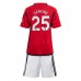 Manchester United Jadon Sancho #25 Hjemmedraktsett Barn 2023-24 Korte ermer (+ Korte bukser)